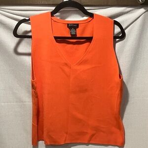 City Vibe Women's Vibrant Orange Tank Top